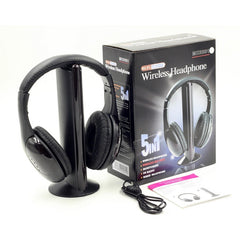 Black Headset Wireless Bluetooth Headphones