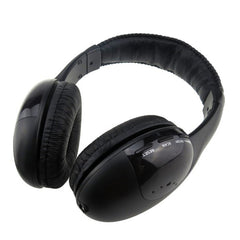 Black Headset Wireless Bluetooth Headphones