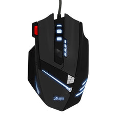 Game Mouse black color with blue light