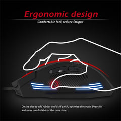 Game Mouse black color with blue light