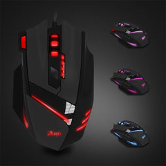 Game Mouse black color with blue light