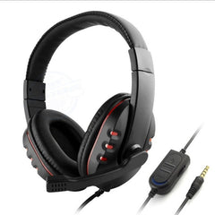 Headset Gaming With Mic LED Light For PC Game Earphone