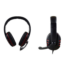 Headset Gaming With Mic LED Light For PC Game Earphone