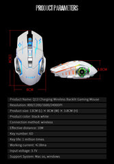 Mouse Gaming Rechargeable