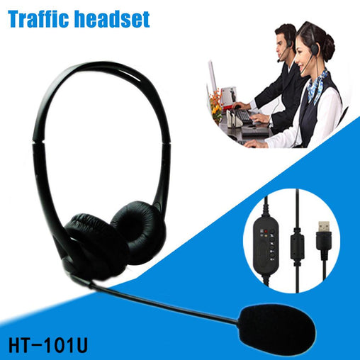 USB headphones Computer Headset with Microphone